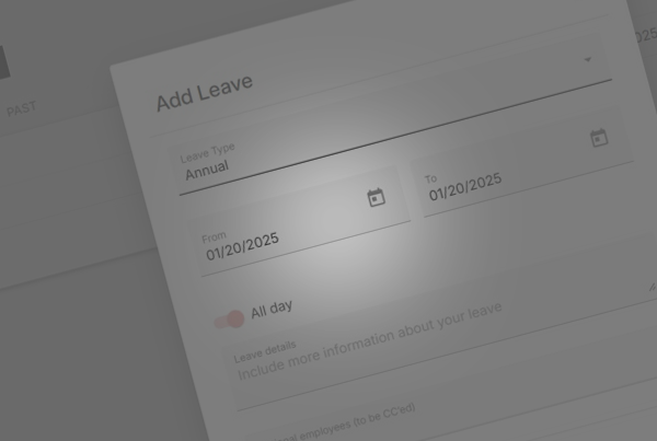 EasyLeave Add Leave Request