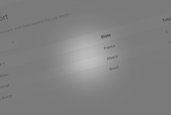 EasyLeave Report
